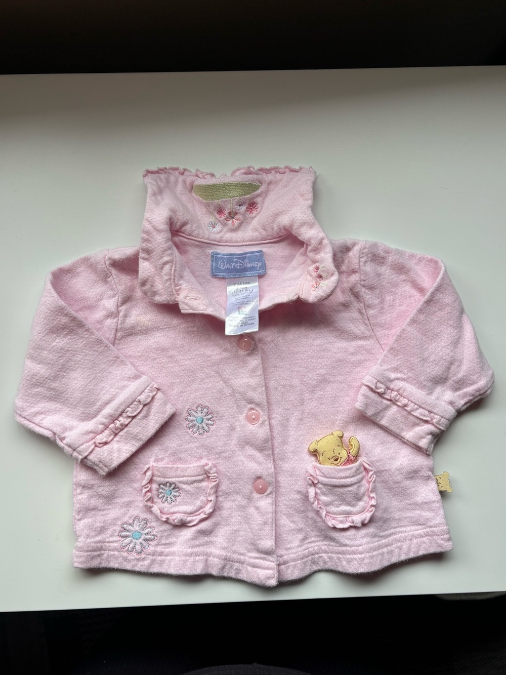 Vintage baby girl Pooh bear top